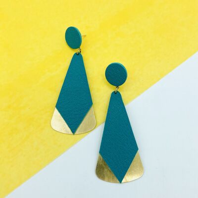 Frida duck earrings