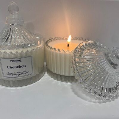 SCENTED CANDLE CHOUCHOU BONBONNIERE 70 G OF 100% VEGETABLE SOYA WAX