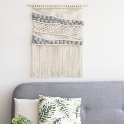 Woven Wall Hanging - ORGANIC GRAY