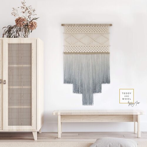 Elegant Macrame Wall Hanging - ATHENA - Normal (28.5" x 47")