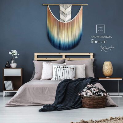 Handmade Fiber Art - EVA Sunset - XL