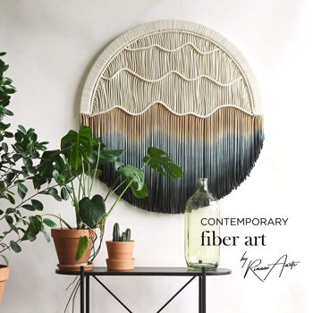 Collection Art Fibre Circulaire - BORD DE MER - 4XL (Ø 50") 3