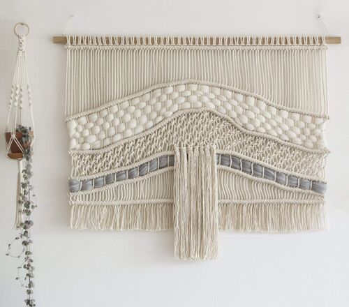 Macrame Wall Tapestry - Raw River