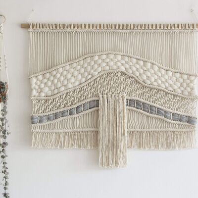 Macrame Wall Tapestry - Raw River