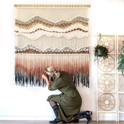 Oversized Wall Art Tapestry -  AMBER