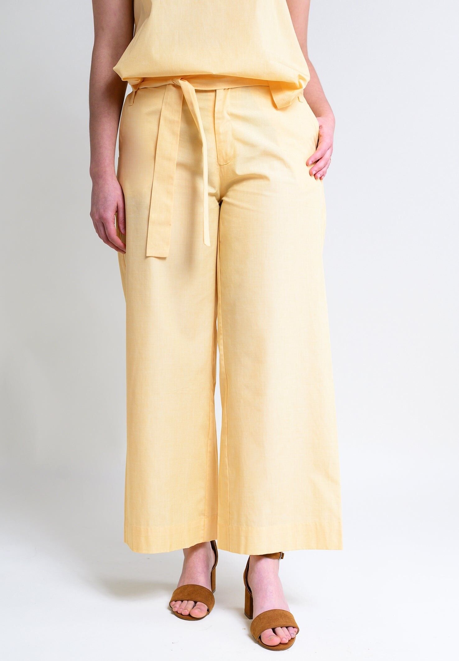 Culotte TERNA in giallo chiaro in 100% cotone biologico