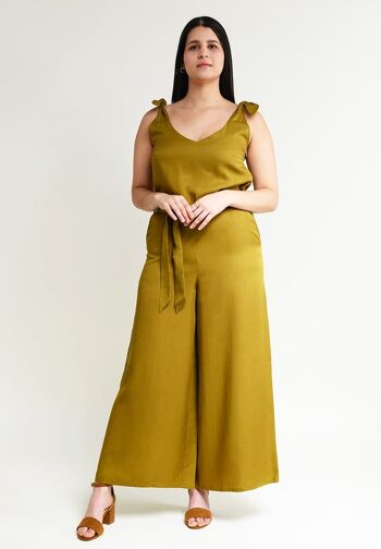 Combinaison FA-SA en olive de Tencel 7