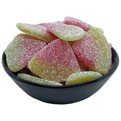 Sour watermelon slices