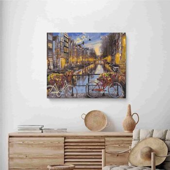 PEINTURE PAR NUMÉROS ® - Amsterdam - (Peinture par Numéros Encadrée 40x50cm) 2