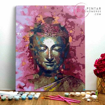 PEINTURE PAR NUMÉROS ® - Bouddha Zen - (Peinture par Numéros Encadrée 40x50cm) 1
