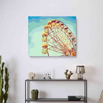 PEINTURE PAR NUMÉROS ® - Grande roue - (Peinture par Numéros Encadrée 40x50cm) 2