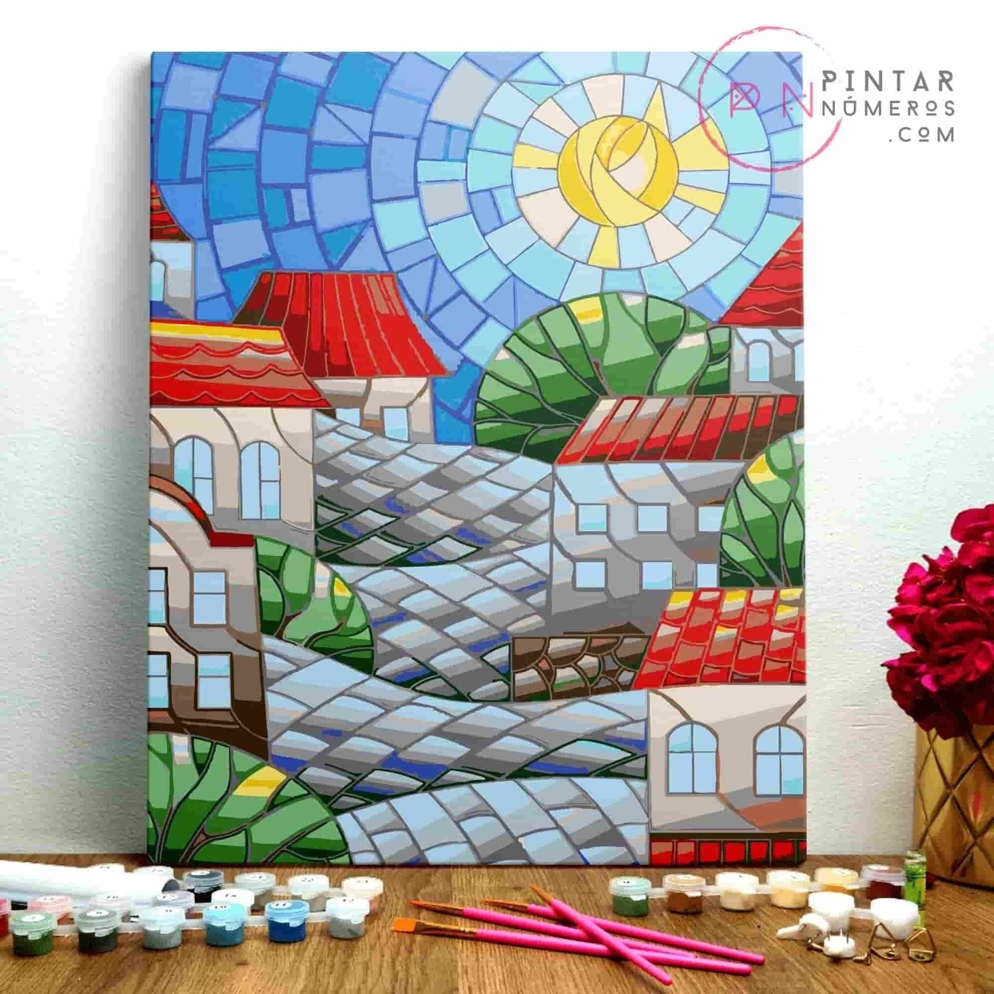 Achat PAINTING BY NUMBERS ® Magic Town par Natalia Zagorii