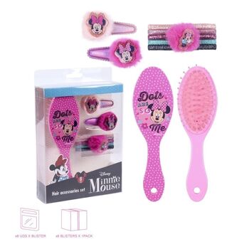 Ensemble d'accessoires pour cheveux Minnie Mouse - 8 pièces - Enfants 2