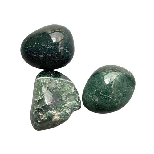 Tumbled Crystal, Single, Moss Agate