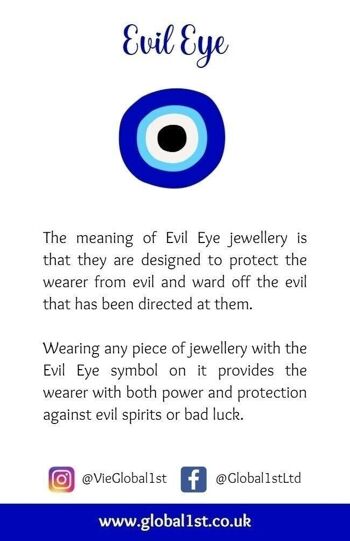 Bracelet extensible perlé Evil Eye, obsidienne noire 2
