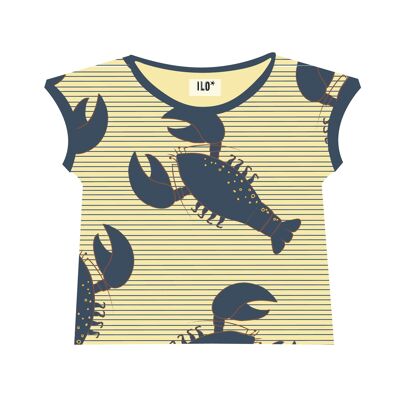 Pre-Order Organic Cotton Blue Lobsters on Vainilla Tee