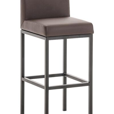 Bar stool Goa B77 brown 44.5x40x96.5 brown leatherette Wood