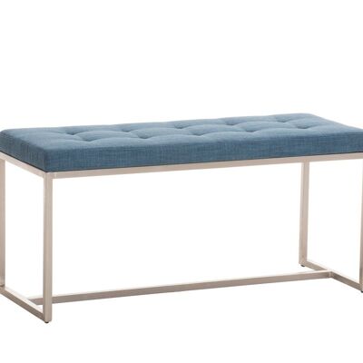 Bench Barci FABRIC blue 40x100x48 blue Material stainless steel