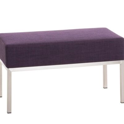 2-seater sofa Lamega 40x80 FABRIC purple 40x81x46 purple Material stainless steel