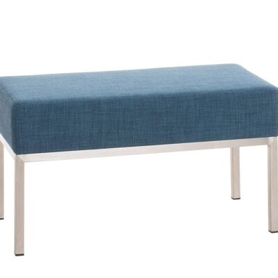 2-Sitzer-Sofa Lamega 40x80 STOFF blau 40x81x46 blau Material Edelstahl