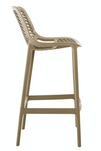 Tabouret de bar Air mud 53x45x105 mud cuir artificiel plastique 3