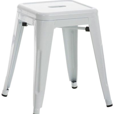 Armin stool white 40x40x46 white metal metal