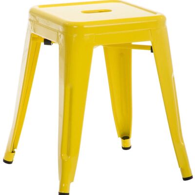 Armin stool yellow 40x40x46 yellow metal metal