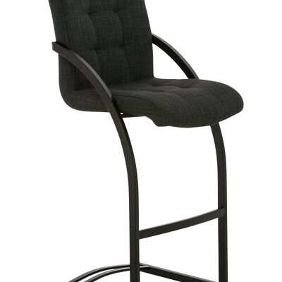 Bar stool Dakota B fabric dark gray 57x47x113 dark gray Material