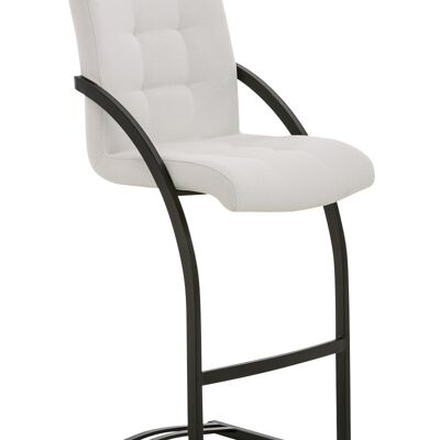 Bar stool Dakota B fabric white 57x47x113 white Material