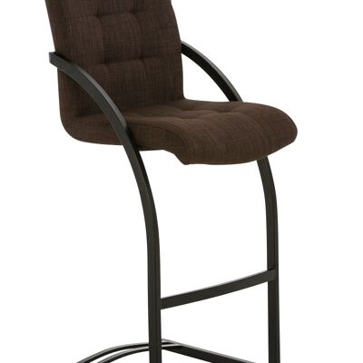 Bar stool Dakota B fabric brown 57x47x113 brown Material