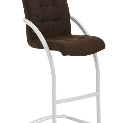 Bar stool Dakota W fabric brown 57x47x113 brown Material