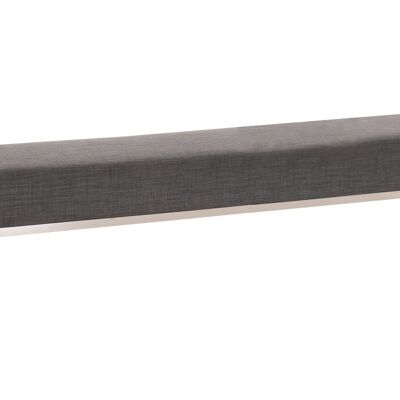4-seater sofa Lamega 40x160 FABRIC dark gray 40x160x46 dark gray Material stainless steel