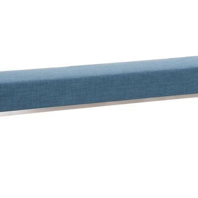 4-Sitzer-Sofa Lamega 40x160 STOFF blau 40x160x46 blau Material Edelstahl