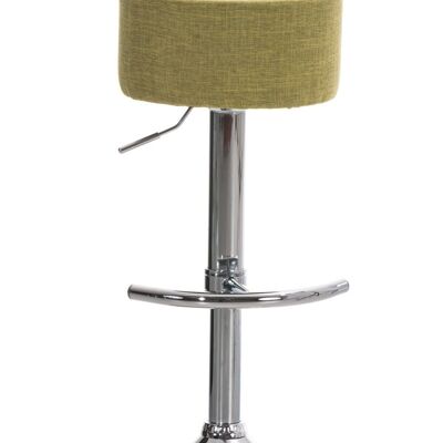 Bar stool Vienna FABRIC light green 39x39x57 light green Material Chromed metal