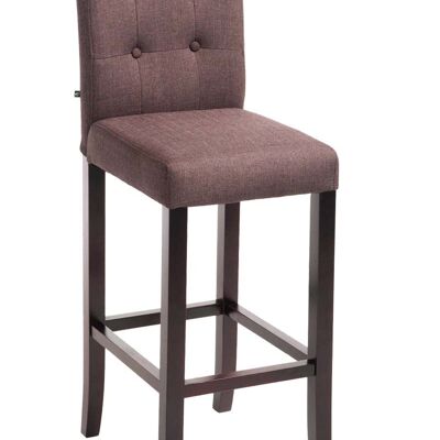 Bar stool Burda FABRIC cappuccino/brown 46x39x115 cappuccino/brown Material Wood