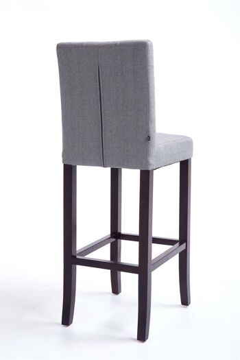 Tabouret de bar Burda FABRIC cappuccino/gris clair 46x39x115 cappuccino/gris clair Matière Bois 4