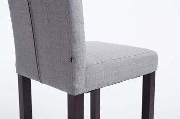 Tabouret de bar Burda FABRIC cappuccino/gris clair 46x39x115 cappuccino/gris clair Matière Bois 6