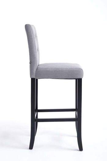 Tabouret de bar Burda FABRIC noir/gris clair 46x39x115 noir/gris clair Matière Bois 3