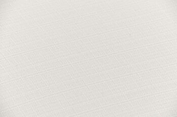 Tabouret de bar Florence tissu L76 blanc 34,5x34,5x76 blanc Matière métal 3