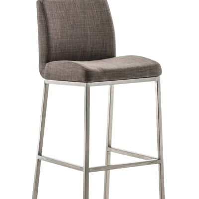 Barhocker Santos E77 MATERIAL Grau 51x42,5x102 Grau Material Edelstahl