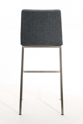 Tabouret de bar Santos E77 MATÉRIEL gris foncé 51x42,5x102 gris foncé Matériau acier inoxydable 4