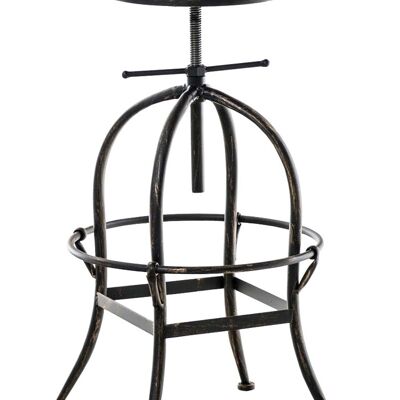 Bar stool Strong bronze 45x45x71 bronze metal metal