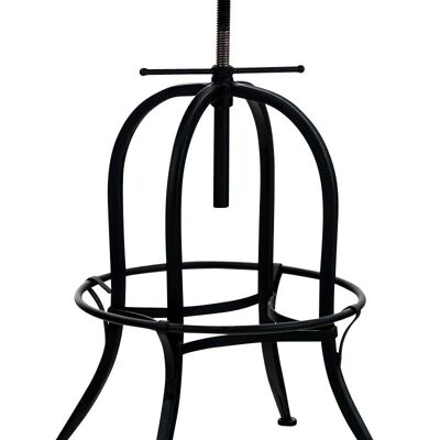 Bar stool Radong black 45x45x73 black metal metal