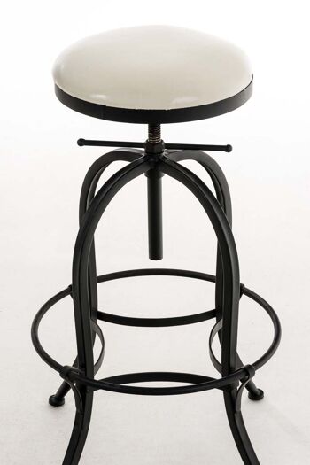 Tabouret de bar Radong noir 45x45x73 métal noir métal 2