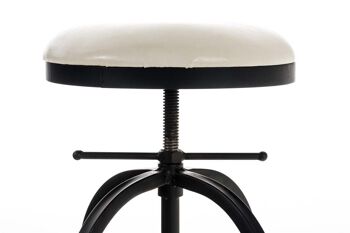 Tabouret de bar Radong noir 45x45x73 métal noir métal 4