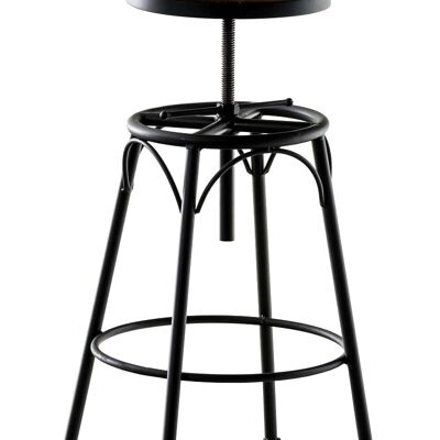 Bar stool Balk black 42x42x70 black metal metal