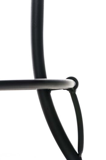 Tabouret de bar Mimosa noir 43x43x74 métal noir métal 7