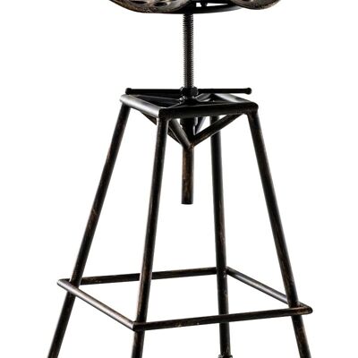 Metro bar stool bronze 45x45x78 bronze metal metal