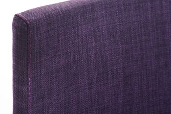 Tabouret de bar Avola tissu Flat B78 violet 51x43x103 violet Matière Métal noir mat 4