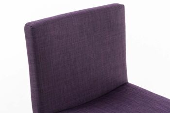 Tabouret de bar Arik FABRIC violet 52x42x102 violet Matériau acier inoxydable 6